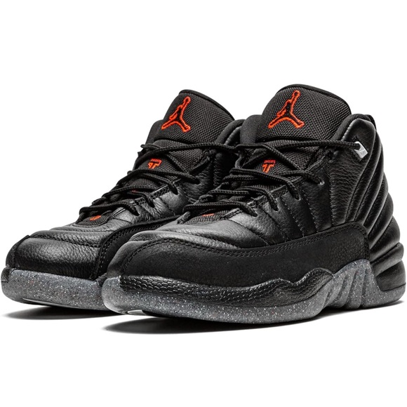 Nike Other - Little Kid's Jordan 12 Retro Utility Black/Black-Bright Crimson